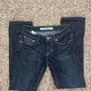 Joes Low Rise Straight leg Jeans Dark Wash